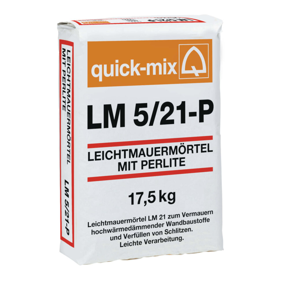 Quick-mix LM 5/21-P Leichtmauermörtel mit Perlite 17,5 kg