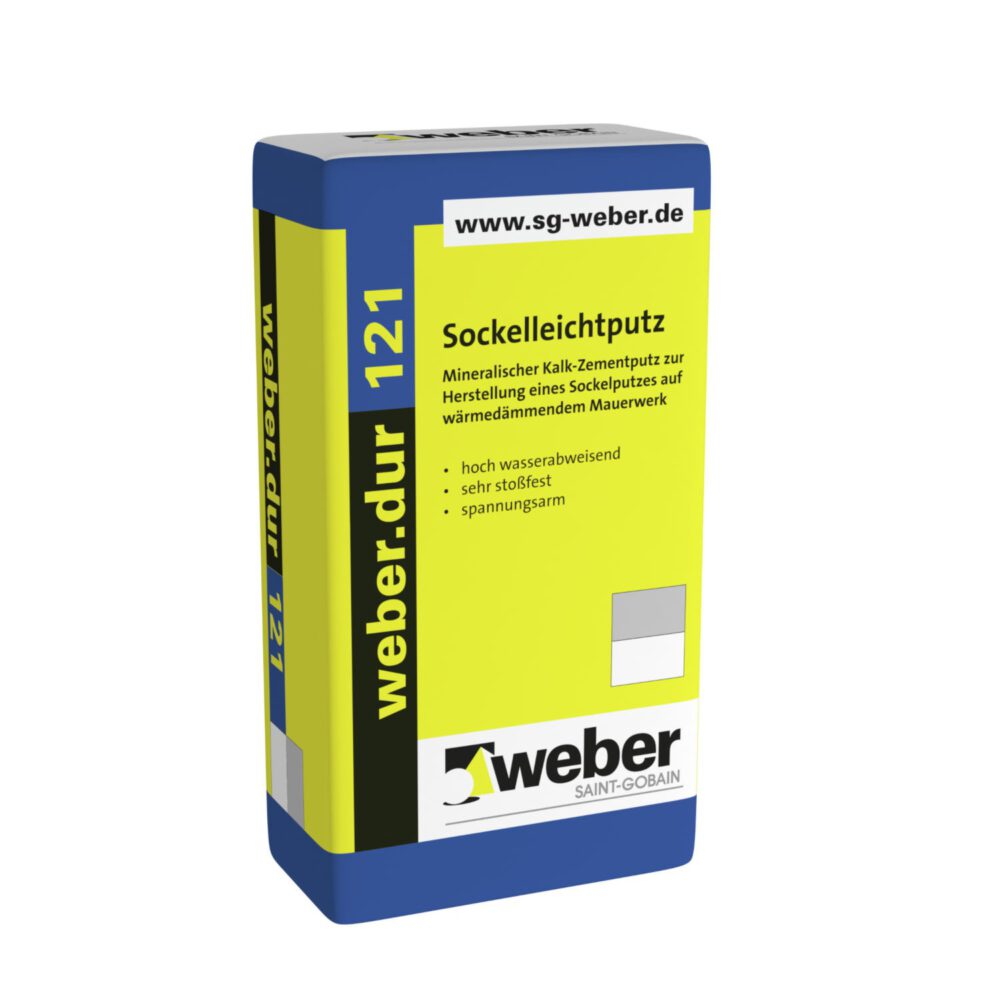Weber.dur 121 Sockelleichtputz 30 kg