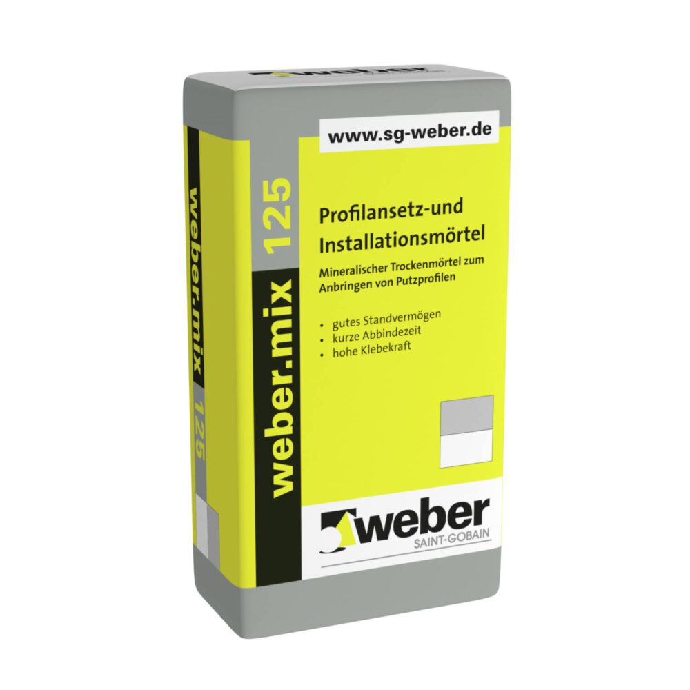 Weber.mix 125 Ansetzmörtel 30 kg