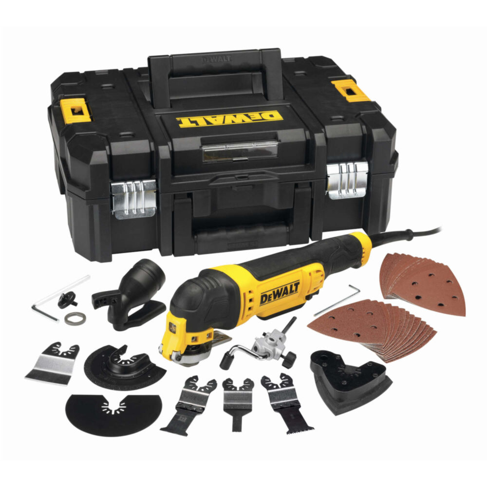 DeWalt Oszillierendes Multifunktions-Werkzeug-Set 300 Watt