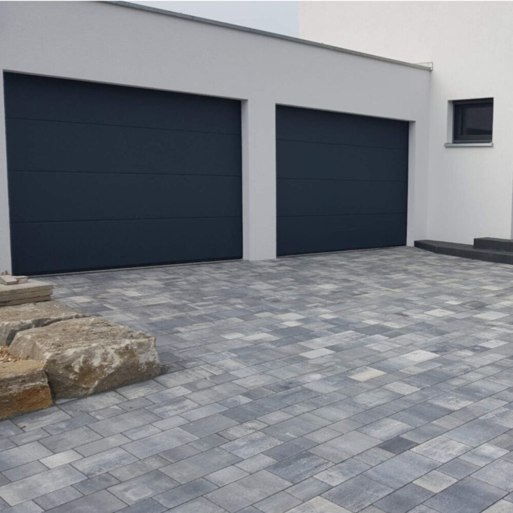 CityDrän Kombi-Mehrformat Betonpflaster 8 cm grau-anthrazit