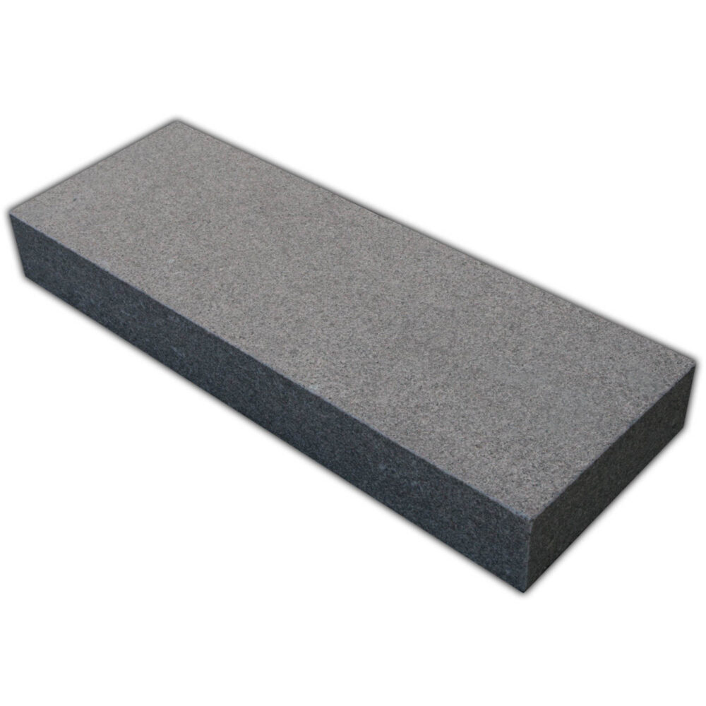 Granit Blockstufe grau geflammt 35 x 15 cm