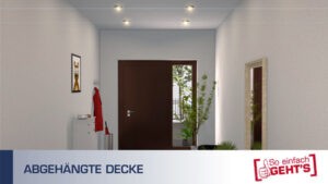 abgehängte Decke