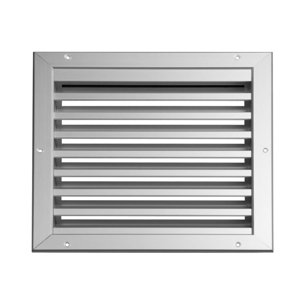 Upmann Wetterschutzgitter Alu silber 20 × 20 cm