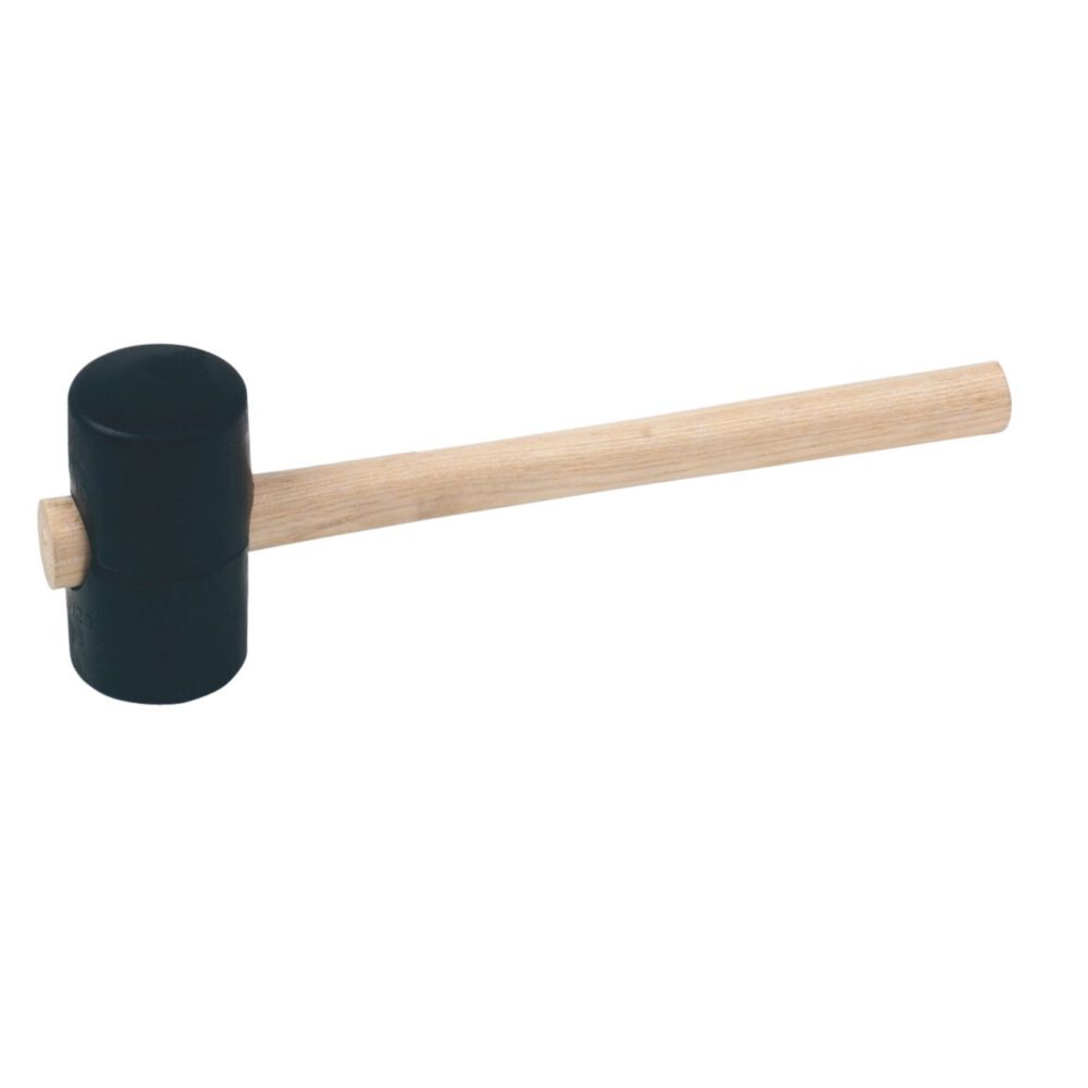 Triuso Gummihammer mit Holzstiel