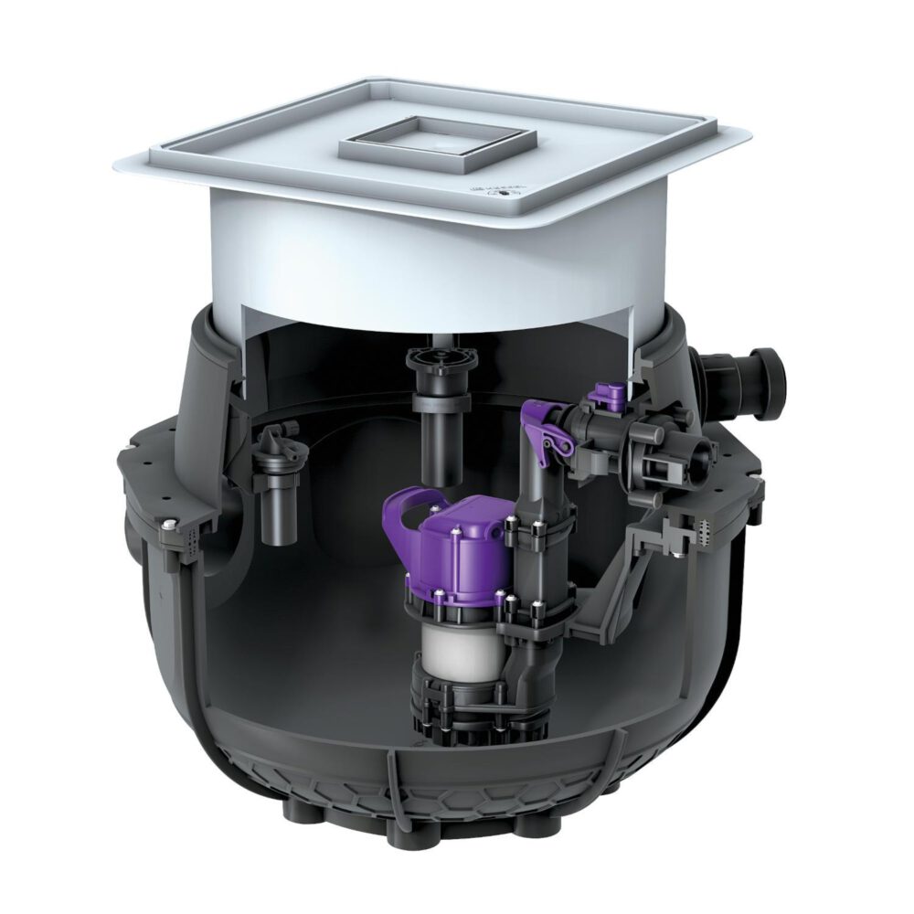 KESSEL Hebeanlage Aqualift S Compact Mono mit Schaltgerät