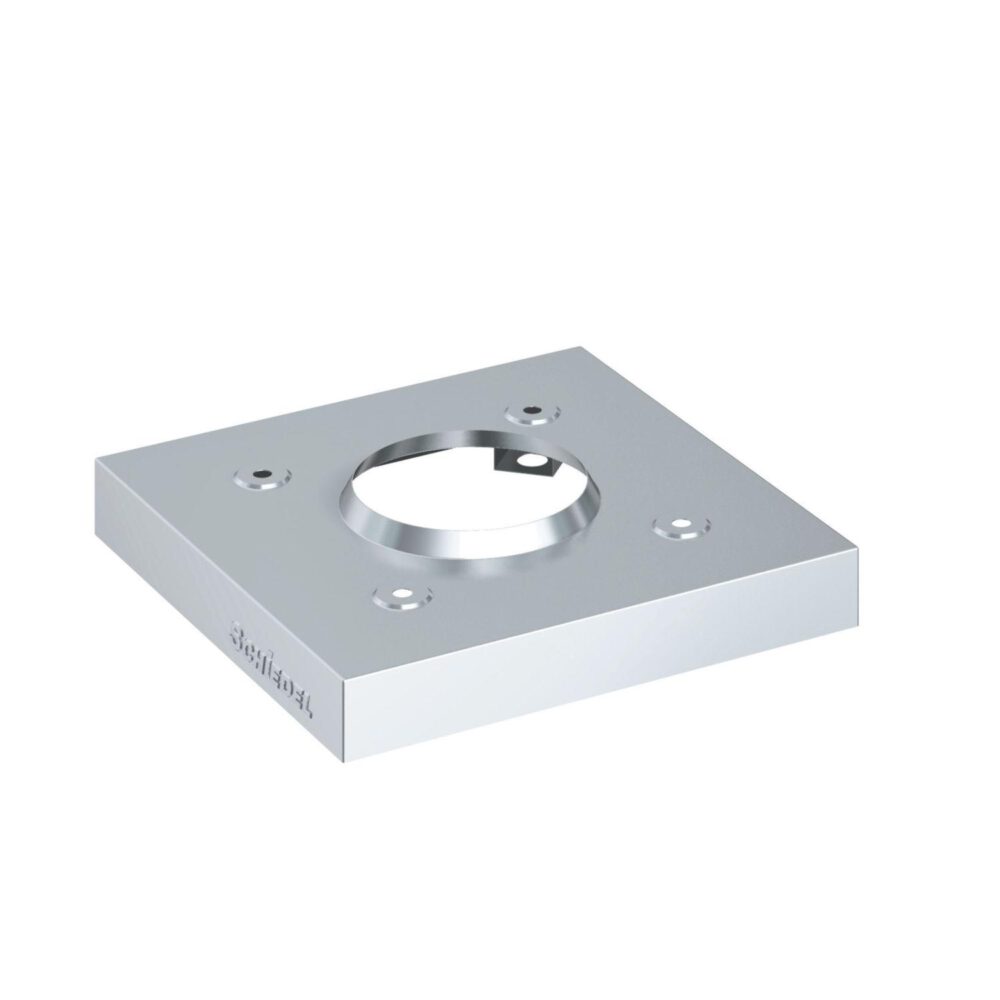 Schiedel SEKM Edelstahlzuluftplatte 8,5 cm 16 - 20 cm