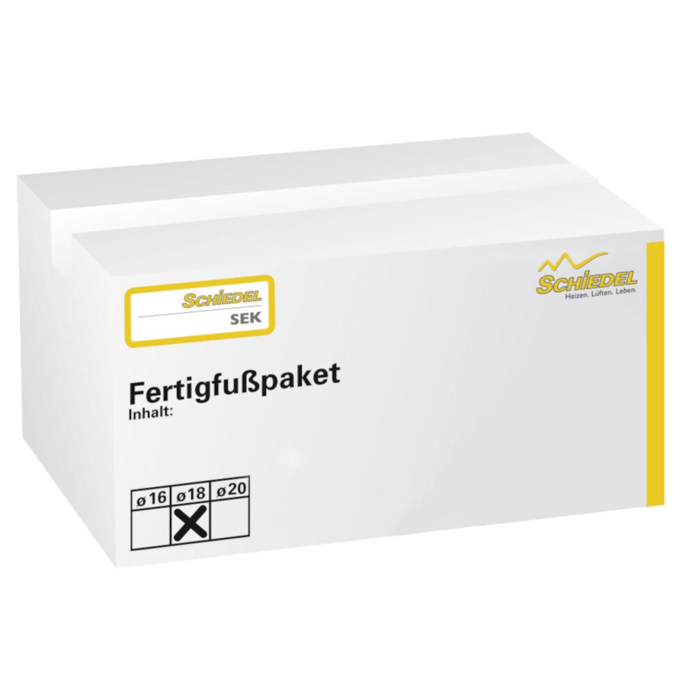 Schiedel SEKM Fertigfußpaket 18 cm