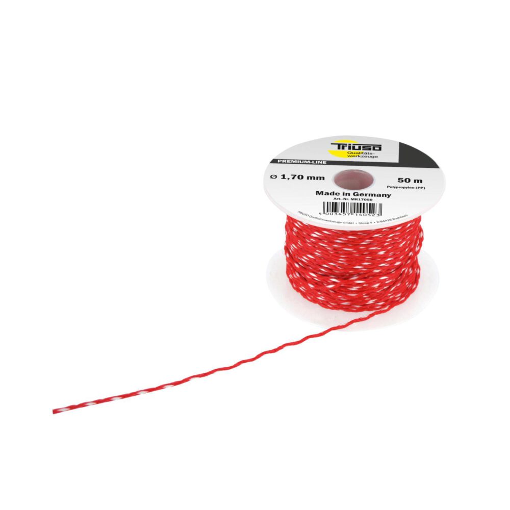 Triuso Maurerschnur rot 1,7 mm 50 m