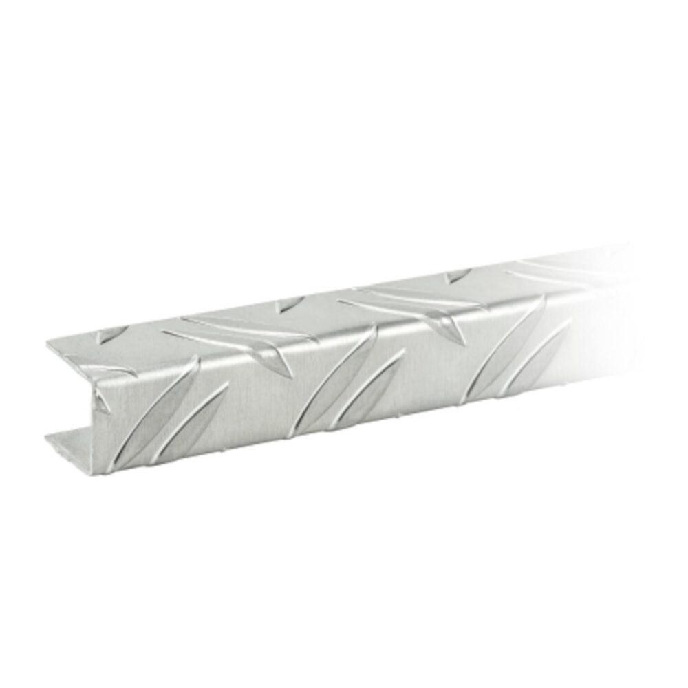 Vormann U-Profil Riffelblech Alu silber 23,5 × 23,5 mm 1 m