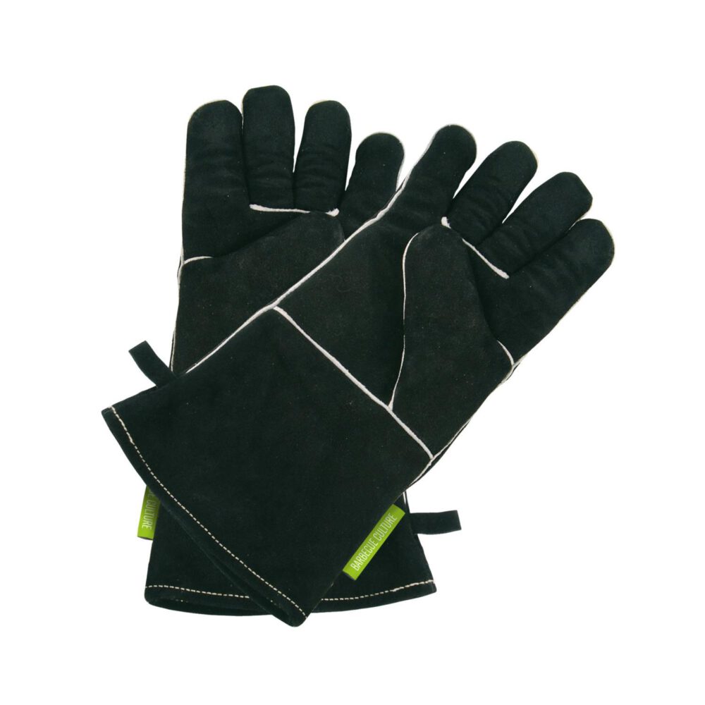 Outdoorchef Grillhandschuhe Leder schwarz