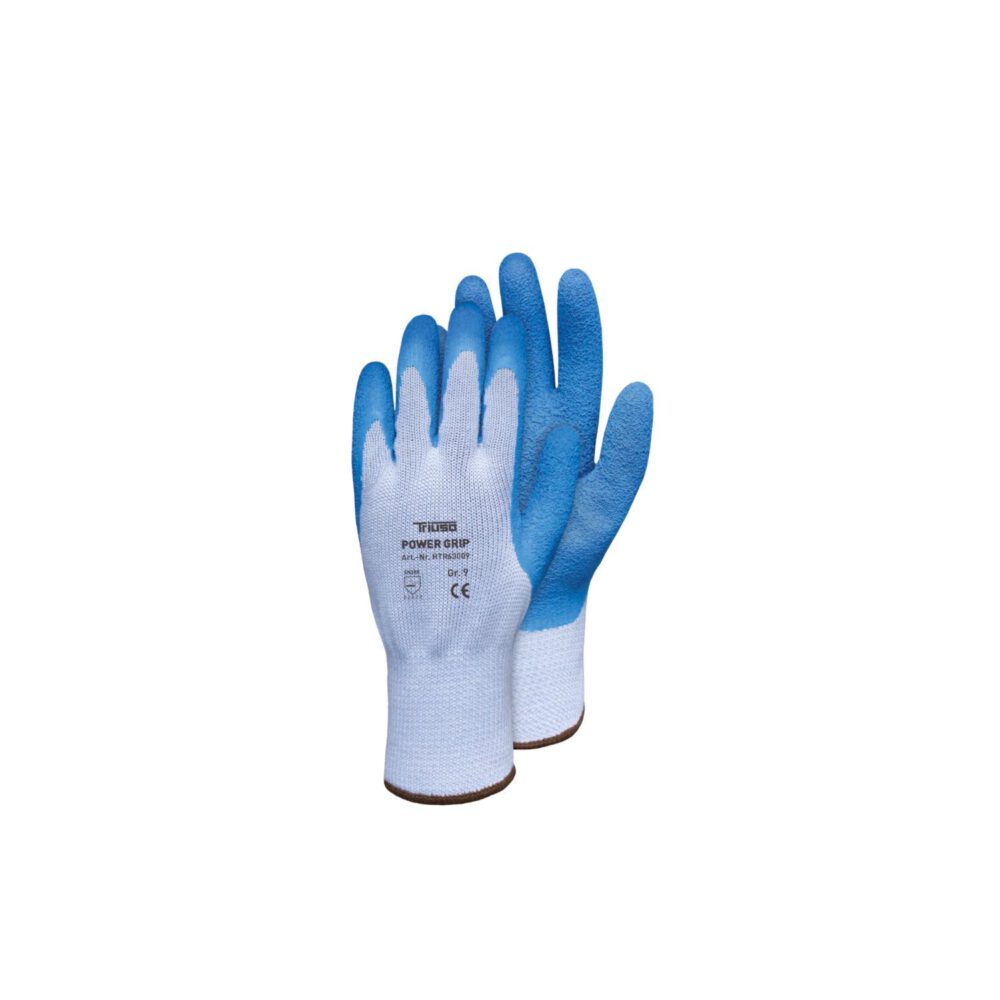 Triuso Arbeitshandschuhe PowerGrip blau Größe 10