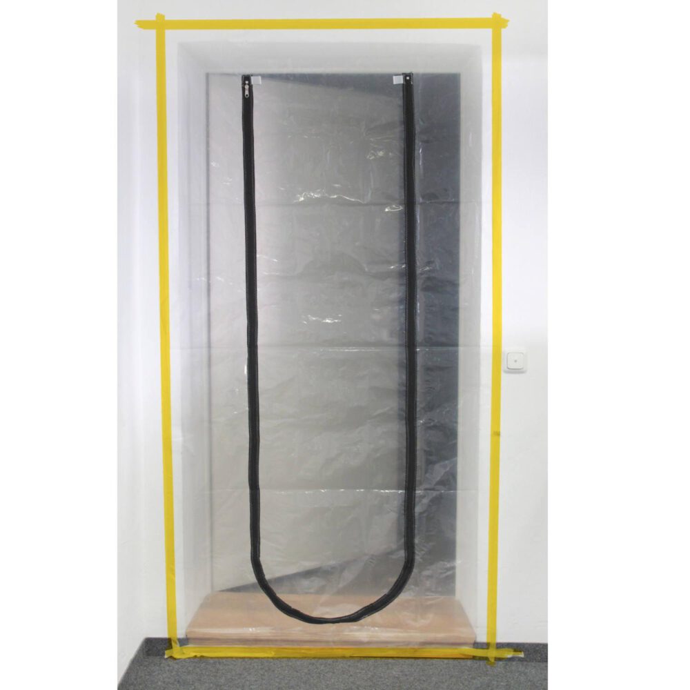 Triuso Staubschutztür mit Reißverschluss 212 x 112 cm