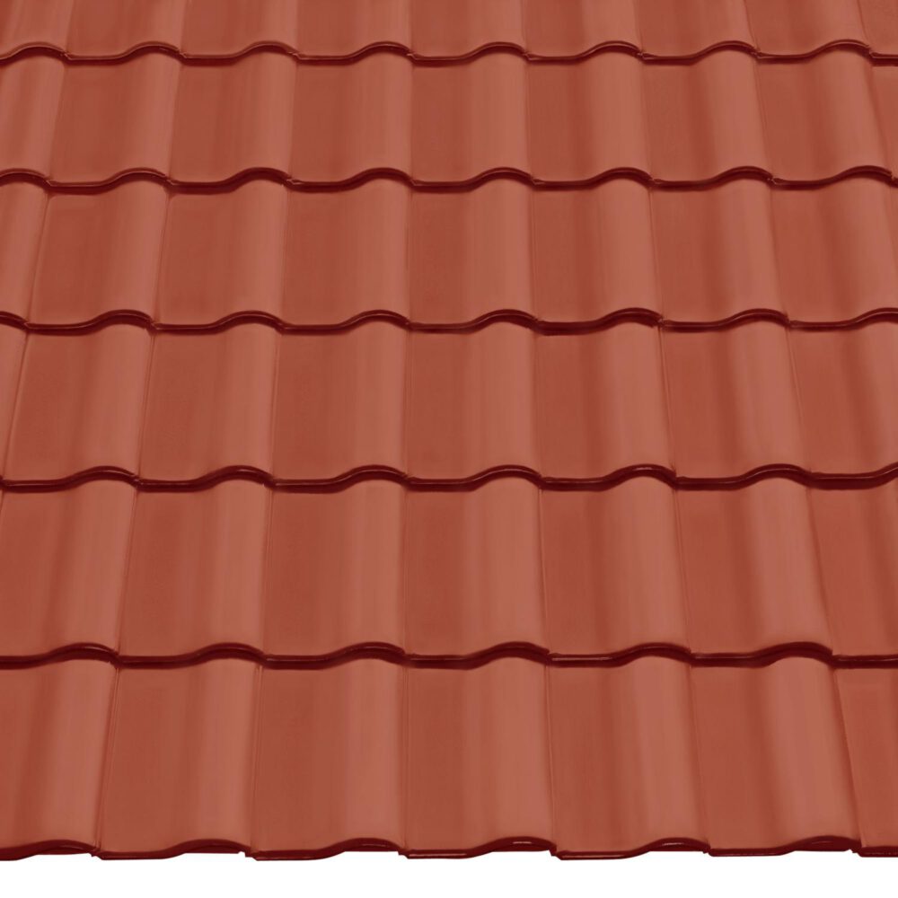 Braas Hainstädter Rubin 11V Flächenziegel kupferrot