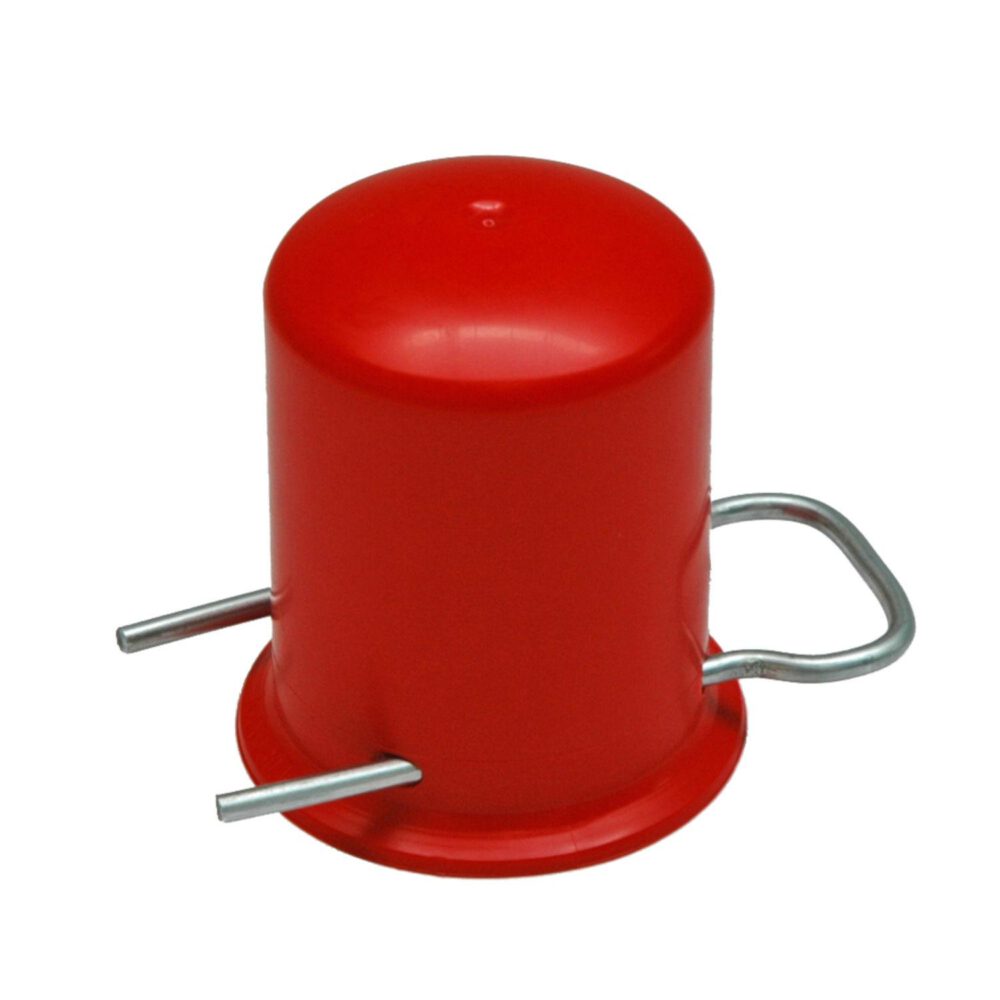 Tyczka Gasflaschenabdeckkappe rot