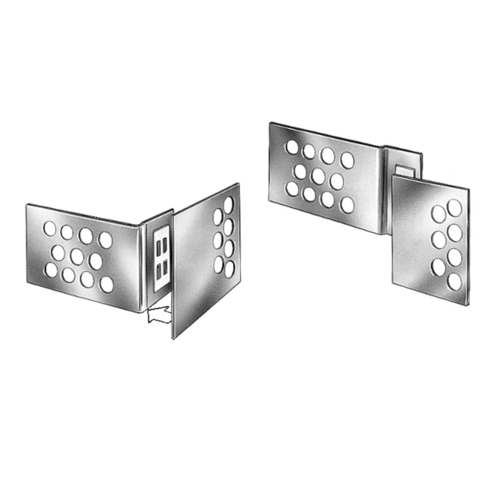 Upmann Garnitur Fliesenmagnet mit Gegenplättchen