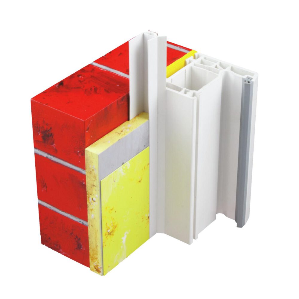 VWS Laibungsprofil PVC für 12,5 mm Gipskartonplatten 2,5 m