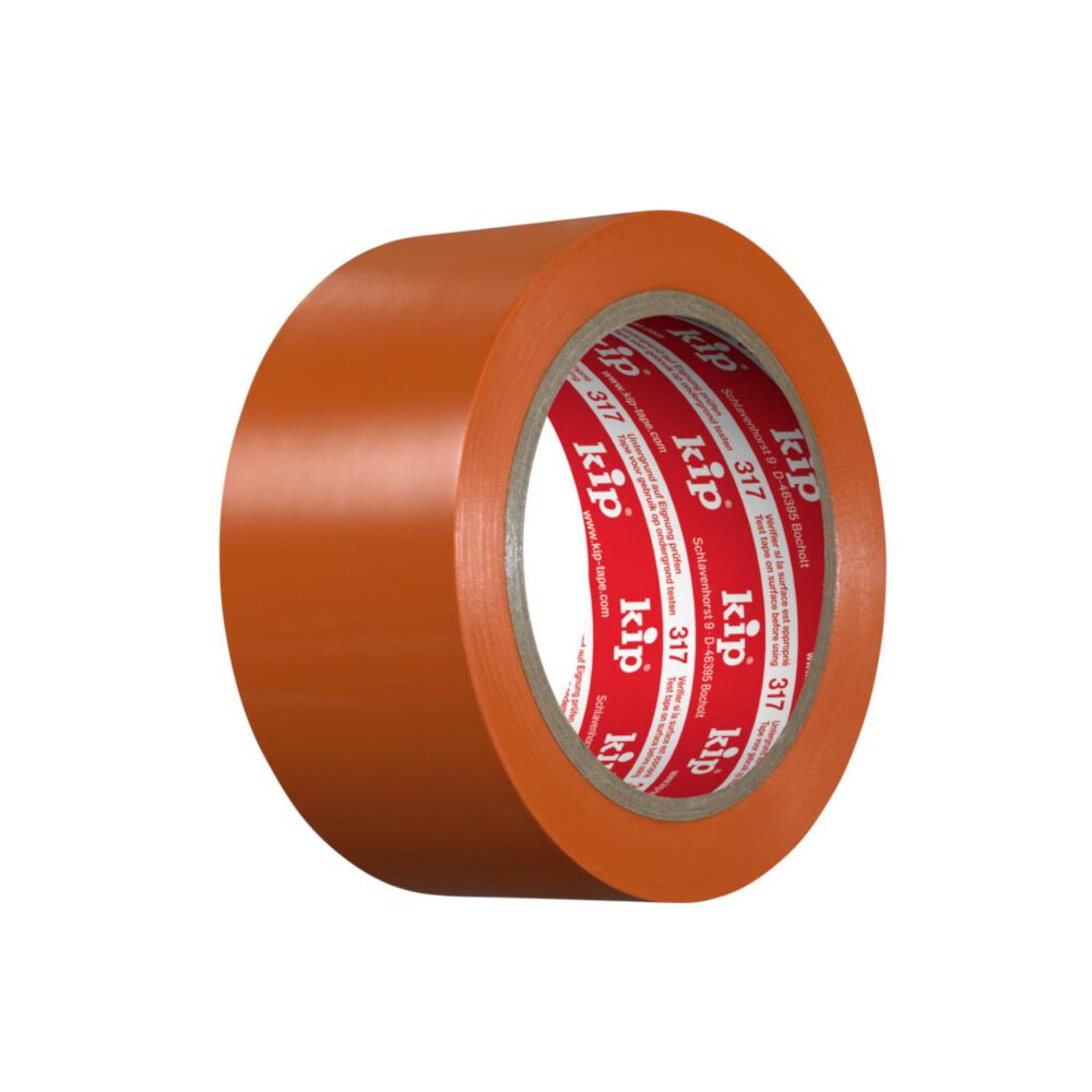 Kip 317 PVC-Schutzband orange 50 mm x 33 m