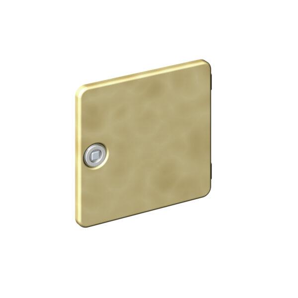 Schiedel Kondensattürblatt Blower-Door chromatiert geschlossen