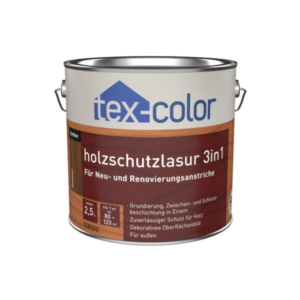 Tex-Color Holzschutzlasur 3in1 nussbaum 2,5 l