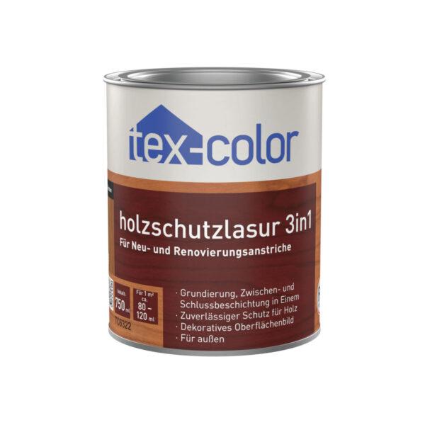 Tex-Color Holzschutzlasur 3in1 teak 0,75 l
