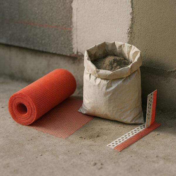 Kleber, Gewebe und Zubehör