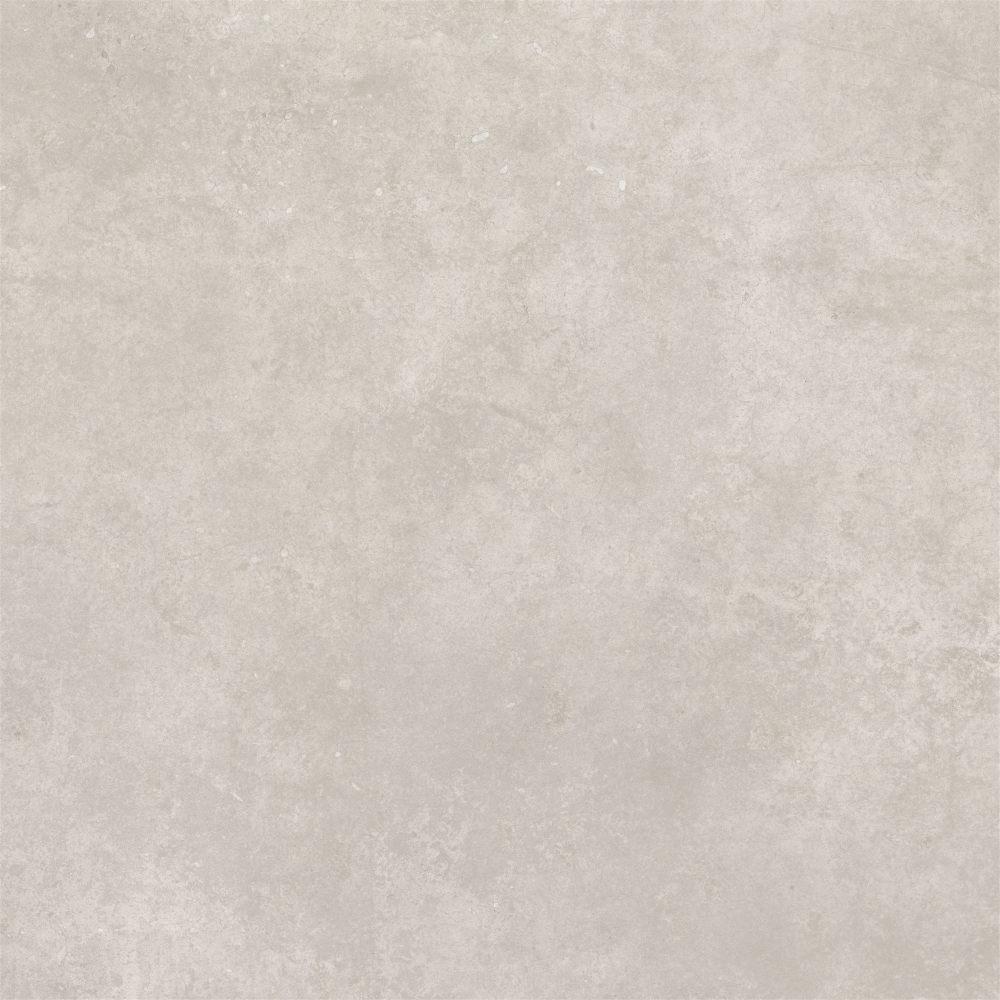 Hellgraue Steinoberfläche mit subtiler, leicht gesprenkelter Textur und weichen, natürlichen Farbvariationen. Das Aussehen ist glatt und neutral, ähnlich wie Beton oder Keramikfliesen.