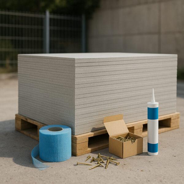 Zementbauplatten und Zubehör