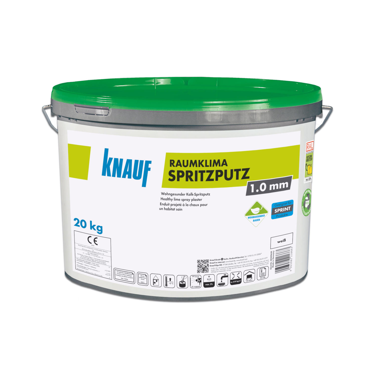 Knauf Raumklima Spritzputz 20 kg
