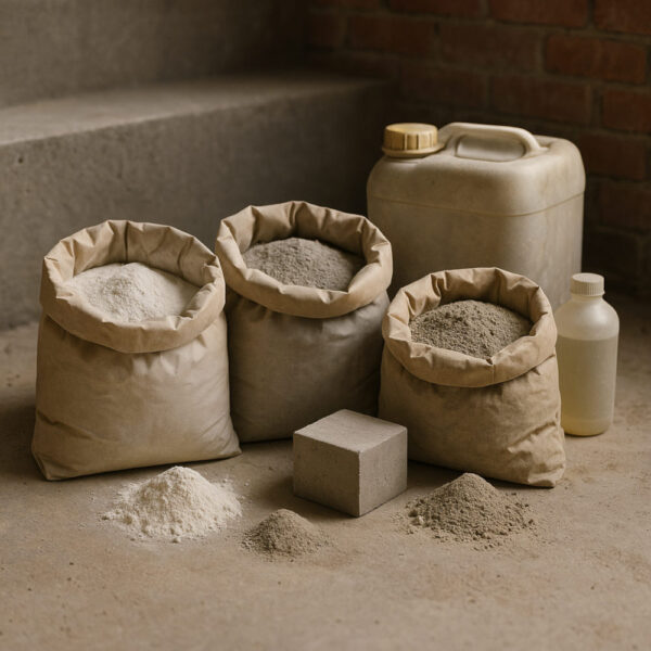 Beton, Mörtel und Bindemittel