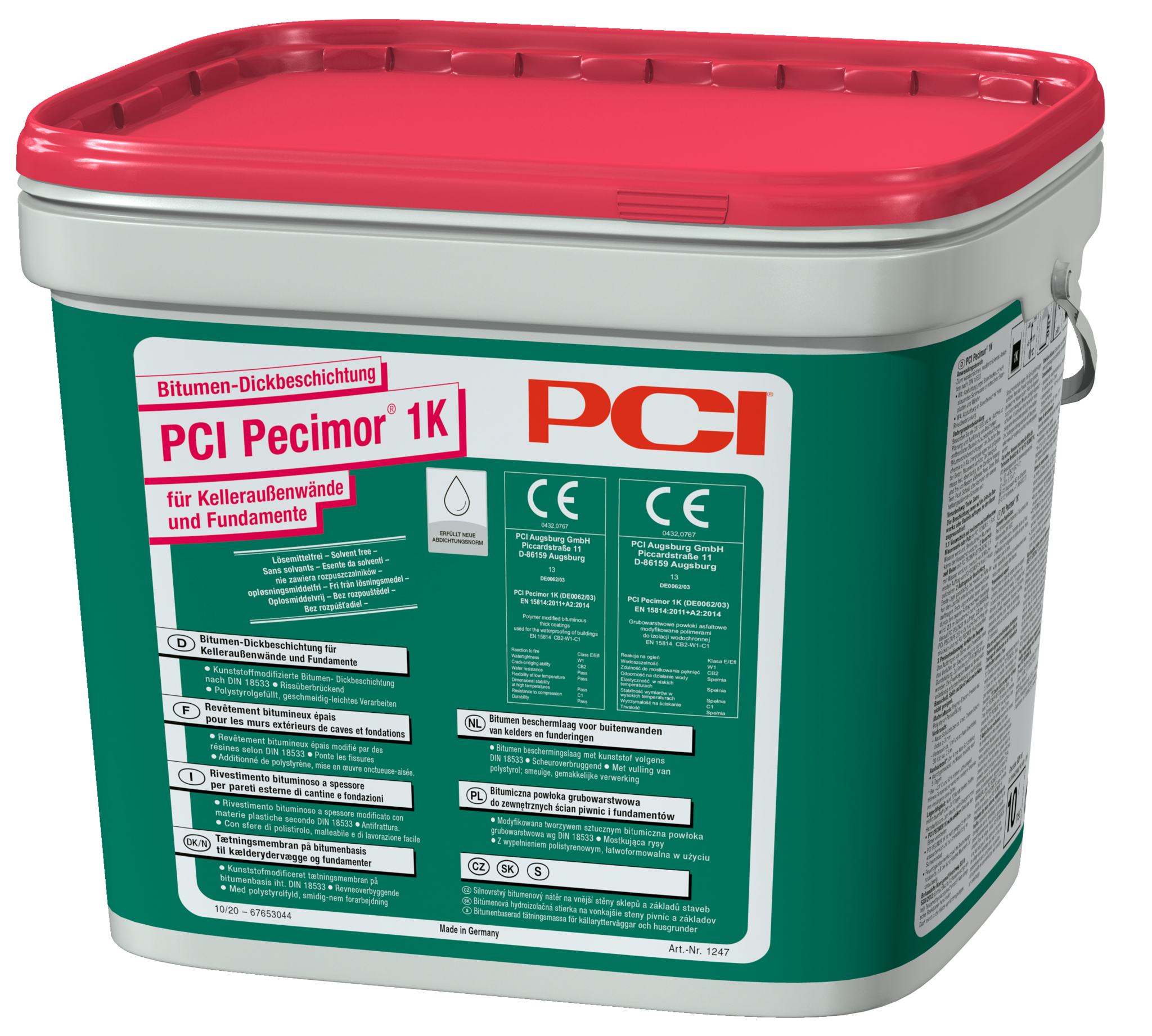 PCI Pecimor 1K Bitumen-Dickbeschichtung – Bild 2