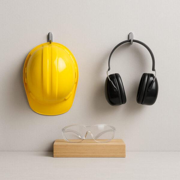 Kopf-, Augen- und Gehörschutz