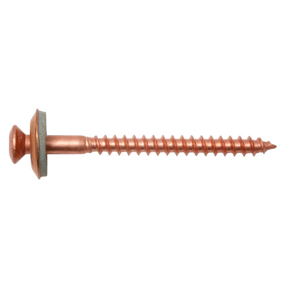 SWG Spenglerdichtschrauben A2 verkupfert 4,5 x 35 mm 100 Stück