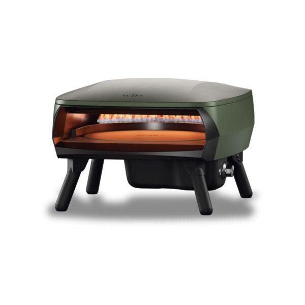 Witt Pizzaofen-Bundle PICCOLO Rotante 16'' matt-grün