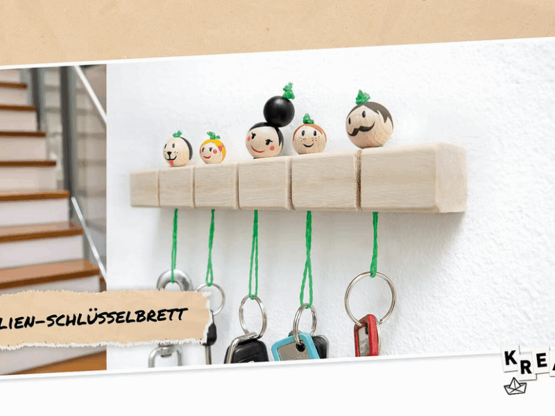 Familien-Schlüsselbrett