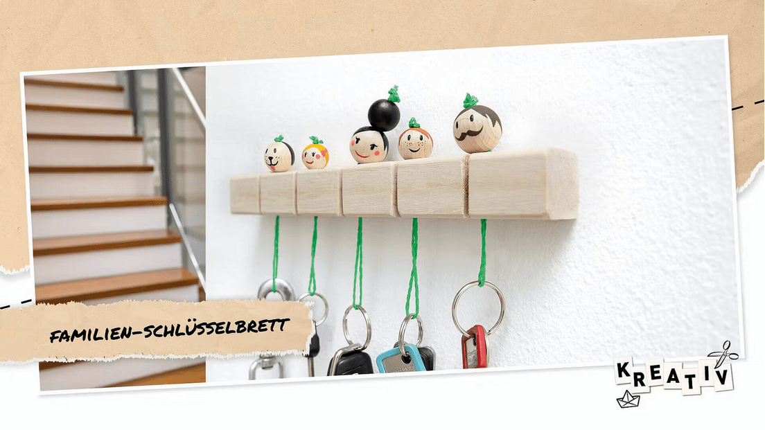 Familien-Schlüsselbrett