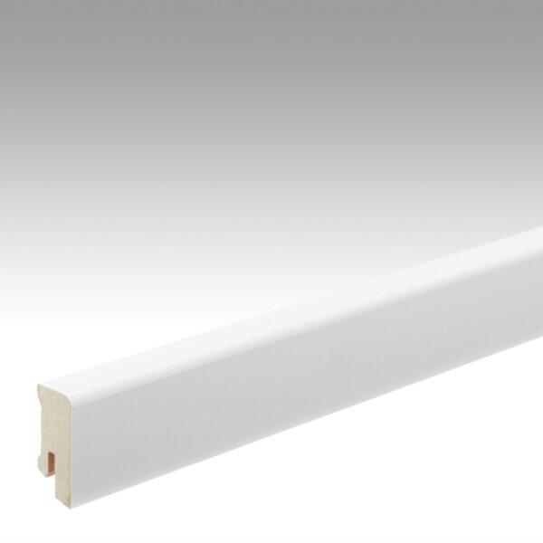 Meister Fußleiste Profil 14 MK MDF Weiß DF streichfähig 2380 mm