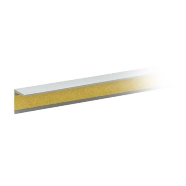 Vormann Winkelprofil PVC inox selbstklebend 20 × 20  mm 1 m