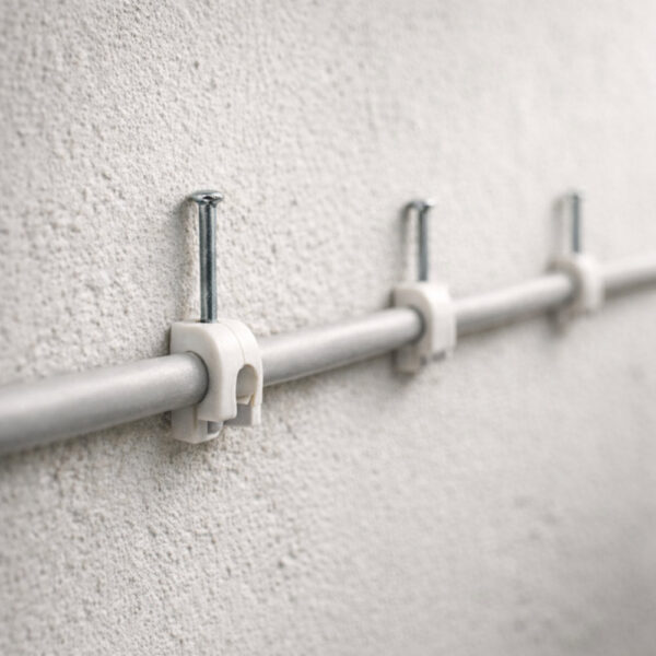 Leitungsführung und Befestigung