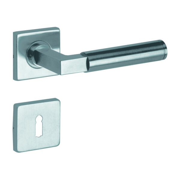 Lienbacher Rosettengarnitur Dortmund Edelstahl gebürstet