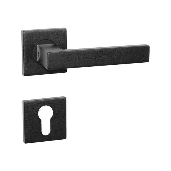 Lienbacher Rosettengarnitur Köln Black Line soft Edelstahl