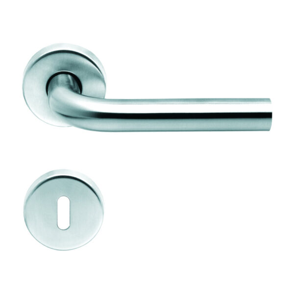 Lienbacher Rosettengarnitur Linus Edelstahl gebürstet