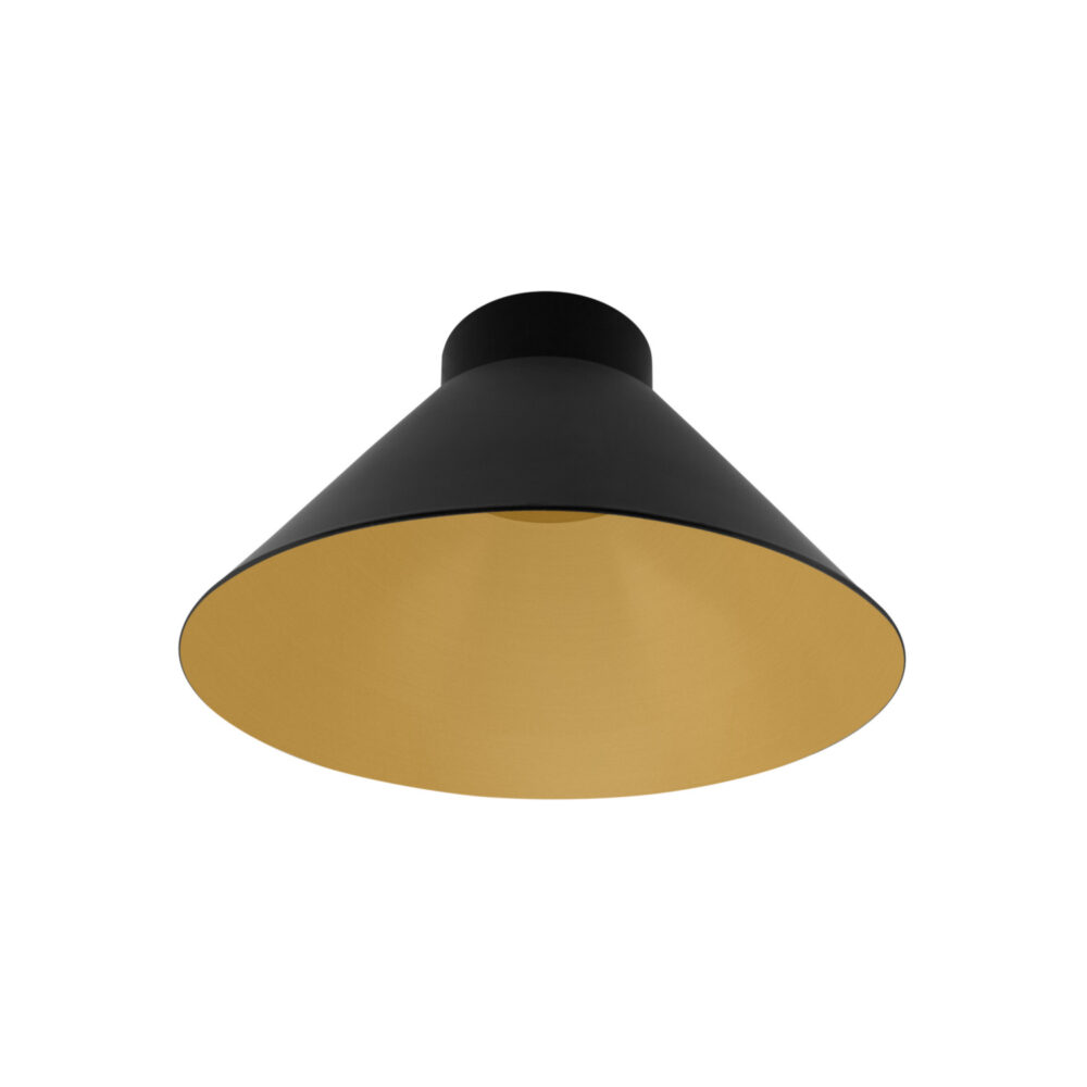 Osram Vintage 1906 Lampenschirm PenduLum Cone schwarz/gold