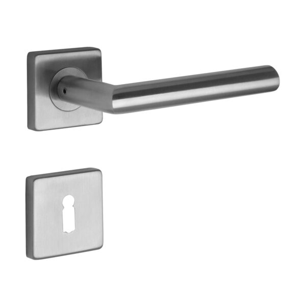 Lienbacher Rosettengarnitur Carla Edelstahl gebürstet