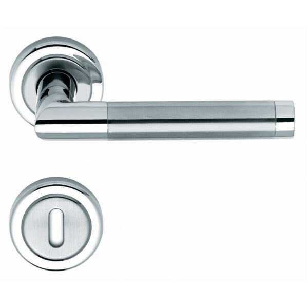 Lienbacher Rosettengarnitur Cecil Edelstahl matt gebürstet