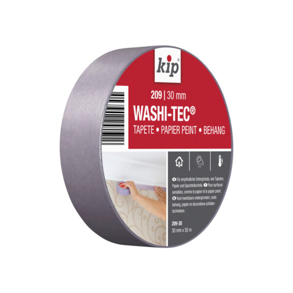 Kip 209 Fineline-Tape Washi-Tec Tapete lila 30 mm x 50 m