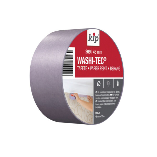Kip 209 Fineline-Tape Washi-Tec Tapete lila 48 mm x 50 m