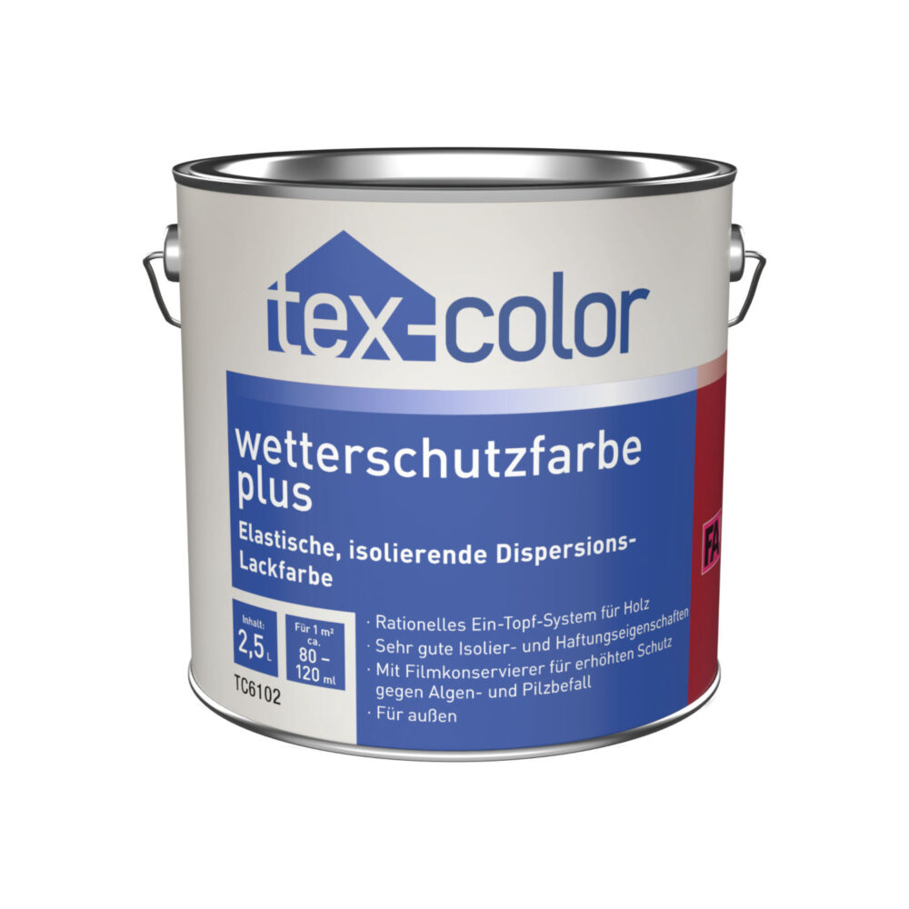 Tex-Color TC6102 Wetterschutzfarbe Plus Weiß