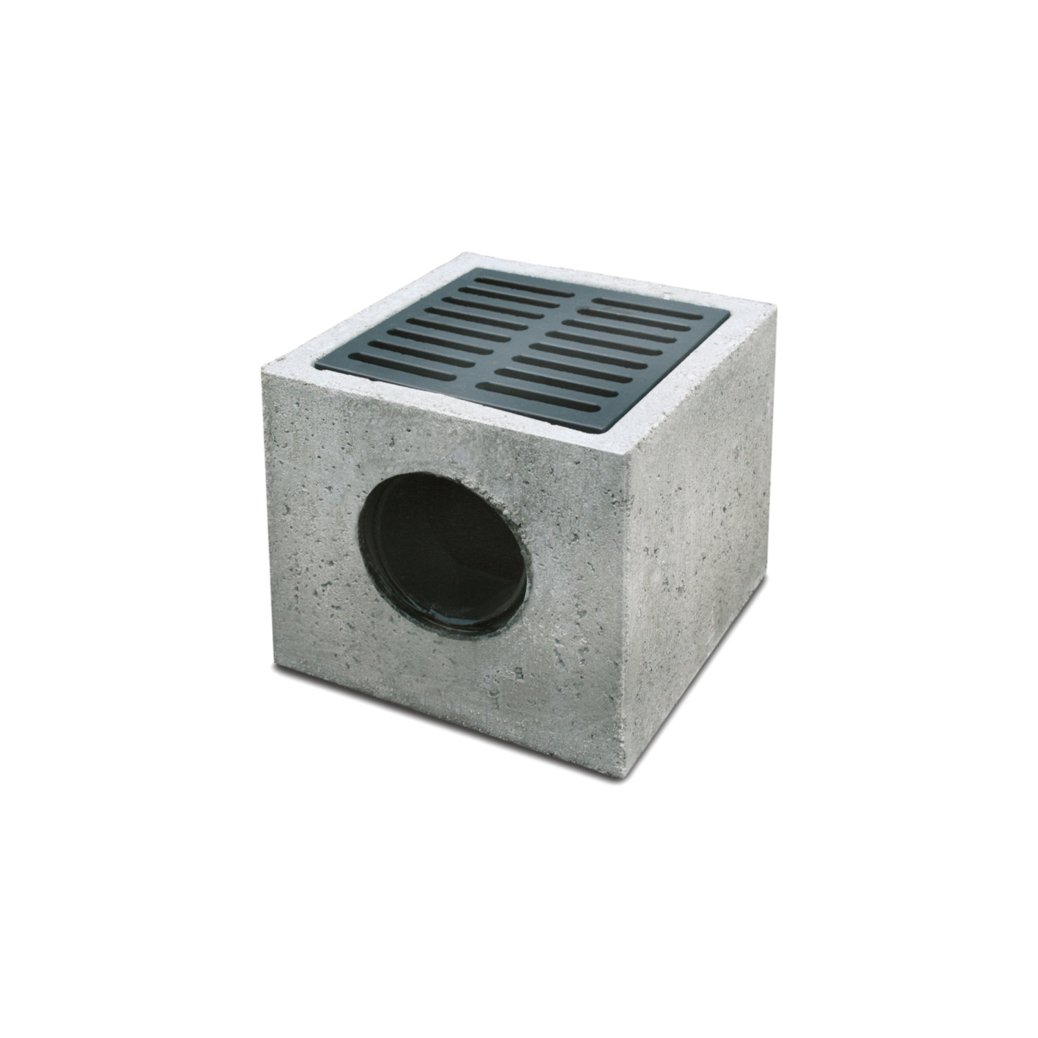 BIRCOplus Hofablauf Sinkkasten 19/19 cm mit Gussrost