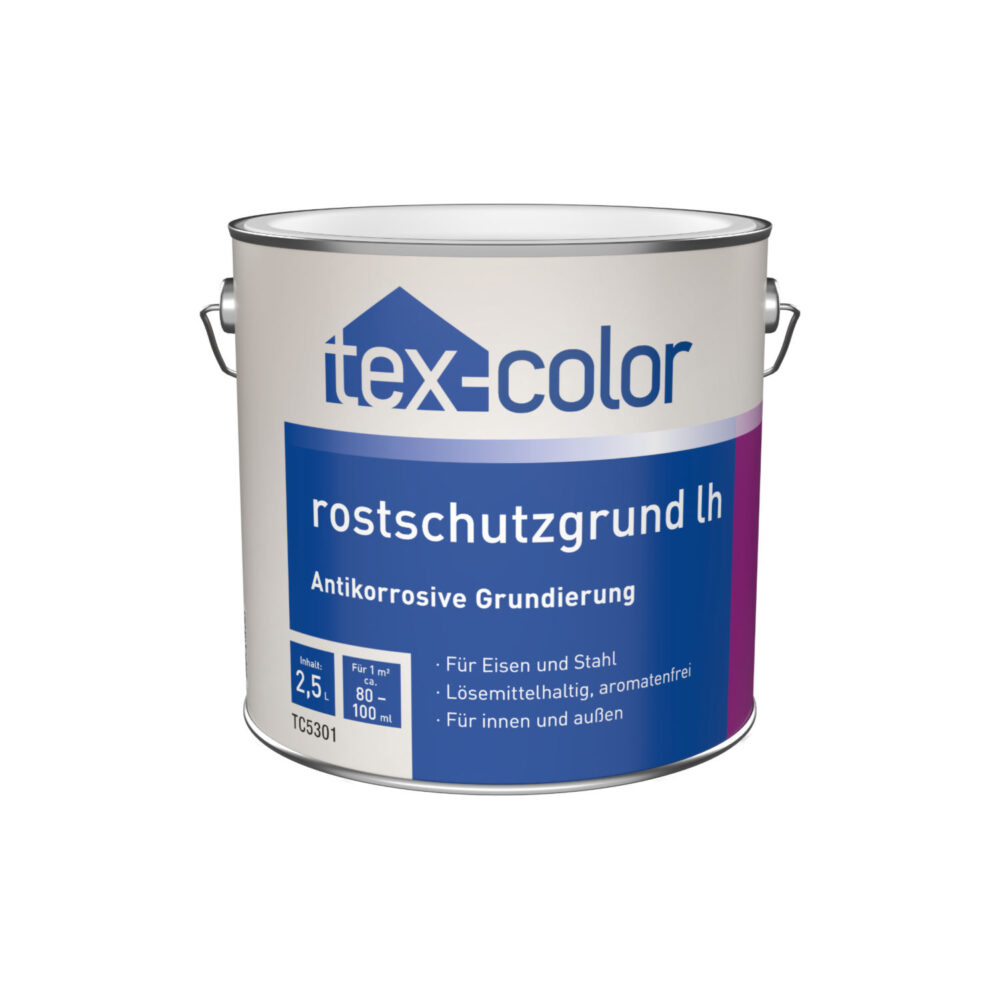 Tex-Color Rostschutzgrund LH TC5301 silbergrau 750 ml